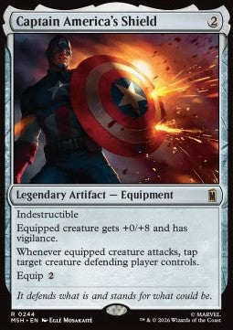 Captain America's Shield MSH-244 Rare Englisch