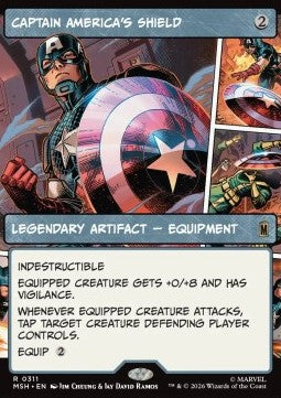Captain America's Shield (V.1) XMSH-311 Rare Englisch