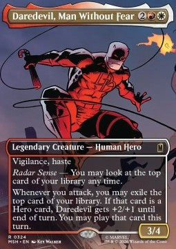 Daredevil, Man Without Fear (V.1) XMSH-324 Rare Englisch
