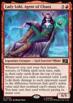 Lady Loki, Agent of Chaos MSC-54 Rare Deutsch