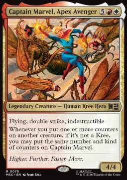 Captain Marvel, Apex Avenger MSC-78 Rare Deutsch