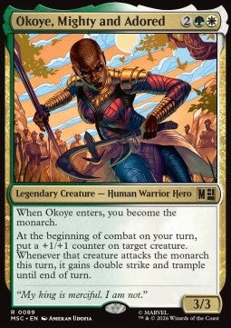 Okoye, Mighty and Adored MSC-89 Rare Deutsch