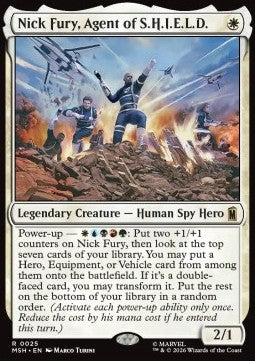 Nick Fury, Agent of S.H.I.E.L.D. MSH-25 Rare Englisch