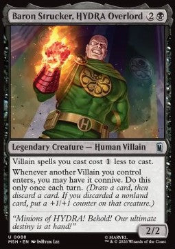 Baron Strucker, HYDRA Overlord MSH-88 Uncommon Deutsch