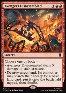 Avengers Disassembled MSH-124 Rare Englisch
