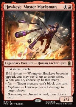 Hawkeye, Master Marksman MSH-130 Rare Englisch
