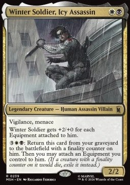 Winter Soldier, Icy Assassin MSH-239 Rare Englisch