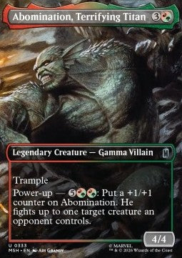 Abomination, Terrifying Titan XMSH-333 Uncommon Englisch