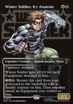 Winter Soldier, Icy Assassin XMSH-377 Rare Englisch