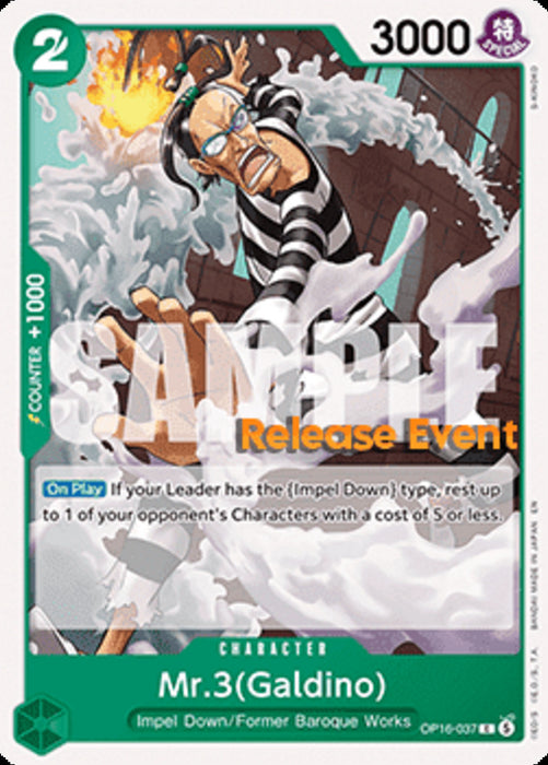 Mr.3(Galdino) (OP16-037) OP16P Common Englisch