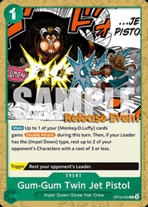 Gum-Gum Twin Jet Pistol (OP16-039) OP16P Common Englisch