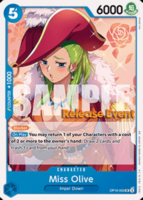Miss Olive (OP16-050) OP16P Uncommon Englisch