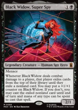 Black Widow, Super Spy MSH-89 Mythic Englisch