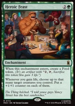 Heroic Feast MSH-172 Rare Englisch