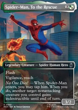 Spider-Man, To the Rescue XMSH-335 Uncommon Englisch