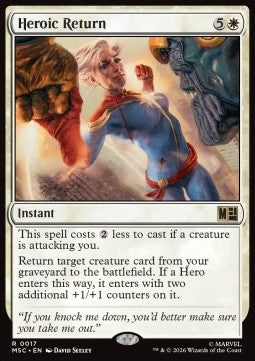 Heroic Return MSC-17 Rare Deutsch