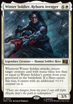 Winter Soldier, Reborn Avenger MSC-27 Rare Deutsch