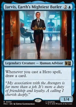 Jarvis, Earth's Mightiest Butler MSC-34 Rare Deutsch