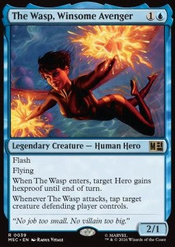 The Wasp, Winsome Avenger MSC-39 Rare Deutsch