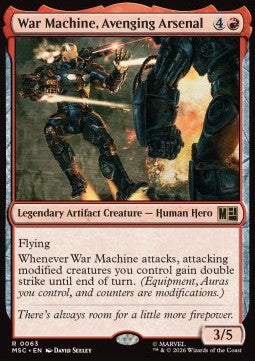 War Machine, Avenging Arsenal MSC-63 Rare Deutsch