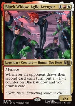 Black Widow, Agile Avenger MSC-77 Rare Deutsch