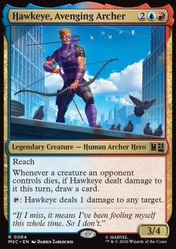 Hawkeye, Avenging Archer MSC-84 Rare Deutsch