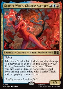 Scarlet Witch, Chaotic Avenger MSC-93 Rare Deutsch