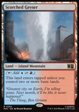 Scorched Geyser MSC-264 Rare Deutsch