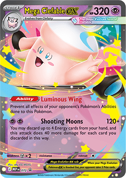 Mega Clefable ex MEP-072 Promo Englisch