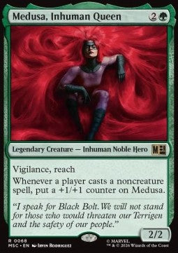 Medusa, Inhuman Queen MSC-68 Rare Deutsch