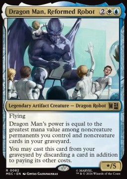 Dragon Man, Reformed Robot MSC-82 Rare Deutsch
