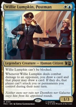 Willie Lumpkin, Postman MSC-101 Rare Deutsch
