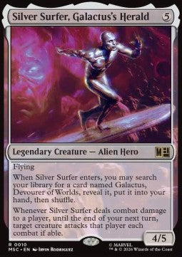 Silver Surfer, Galactus's Herald MSC-10 Rare Deutsch