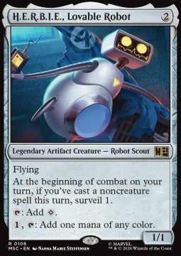 H.E.R.B.I.E., Lovable Robot MSC-106 Rare Deutsch