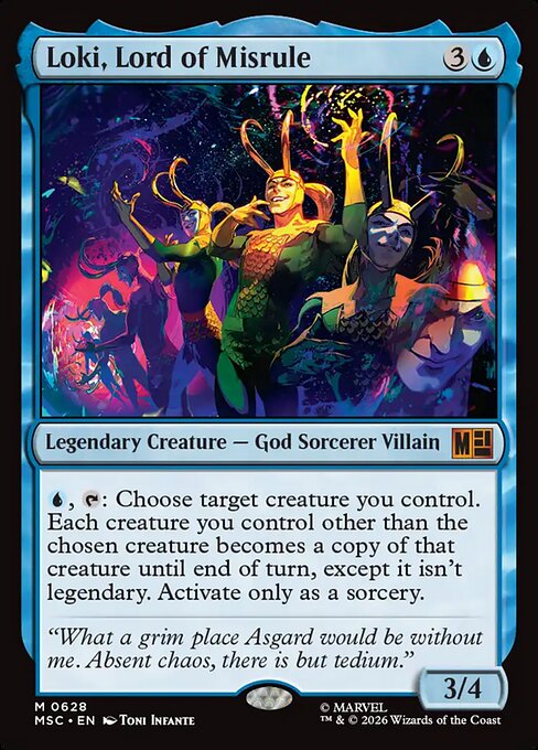 Loki, Lord of Misrule XMSC-628 Mythic Englisch