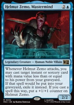 Helmut Zemo, Mastermind MSC-32 Rare Deutsch