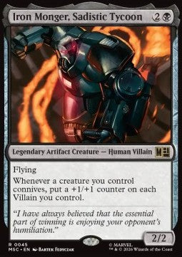Iron Monger, Sadistic Tycoon MSC-45 Rare Deutsch