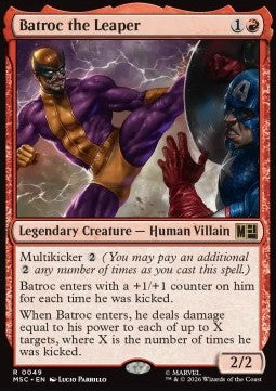 Batroc the Leaper MSC-49 Rare Deutsch