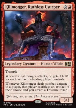 Killmonger, Ruthless Usurper MSC-53 Rare Deutsch