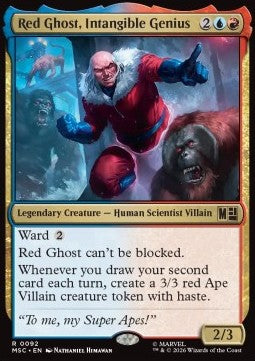 Red Ghost, Intangible Genius MSC-92 Rare Deutsch