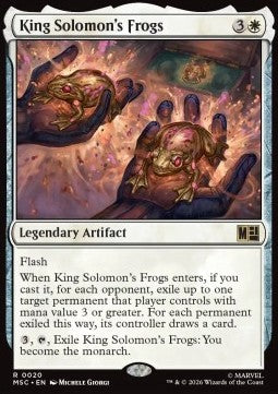 King Solomon's Frogs MSC-20 Rare Deutsch
