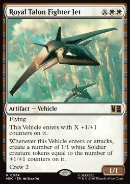 Royal Talon Fighter Jet MSC-24 Rare Deutsch