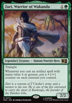 Zuri, Warrior of Wakanda MSC-72 Rare Deutsch