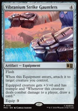 Vibranium Strike Gauntlets MSC-118 Rare Deutsch