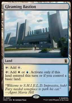 Gleaming Bastion MSH-267 Rare Englisch