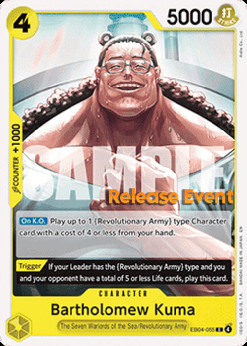 Bartholomew Kuma (EB04-055) OP15P Common Englisch
