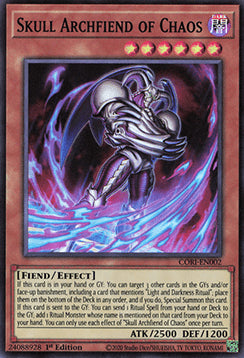 Schädel-Erzunterweltler des Chaos CORI-DE002 Super Rare Deutsch