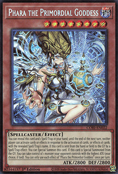 Phara die Urgöttin CORI-DE022 Secret Rare Deutsch