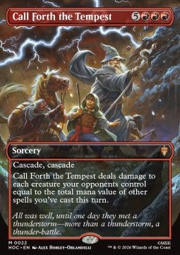 Call Forth the Tempest HOC-22 Mythic Deutsch