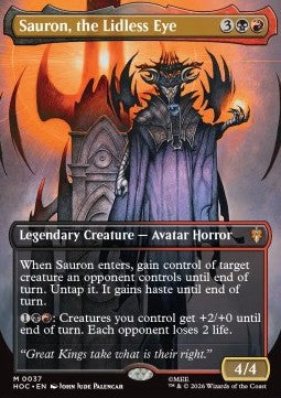 Sauron, das lidlose Auge HOC-37 Mythic Deutsch